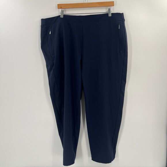 Chico's Women Size 4R US 20R Blue Pull On Capri Pants - Picture 1 of 12